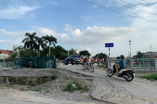 Phường La Khê (quận Hà Đông): Mất an toàn giao thông tại cầu T43