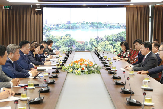 Khuyến khích Tập đoàn Lotte đầu tư phù hợp định hướng phát triển của Thủ đô Hà Nội