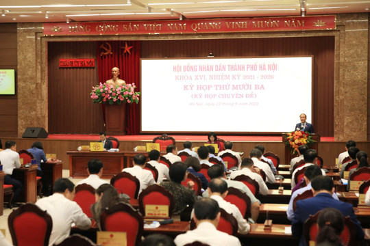 Kỳ họp chuyên đề HĐND thành phố Hà Nội khóa XVI: Thông qua 7 nghị quyết quan trọng 