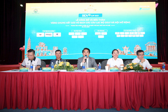 1.500 VĐV tham dự vòng chung kết giải golf Hà Nội mở rộng 2023