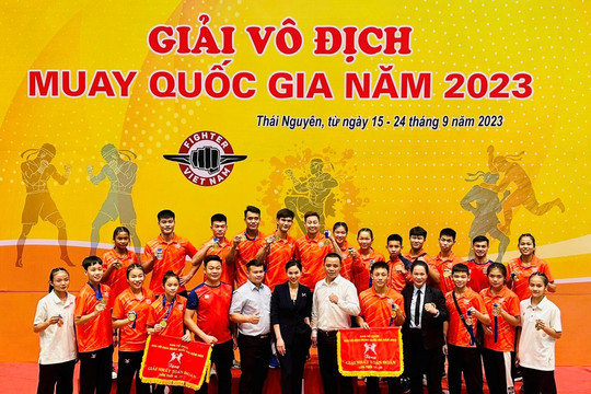 Hà Nội vô địch toàn đoàn ở cả 2 nhóm tuổi Giải Muay quốc gia 2023