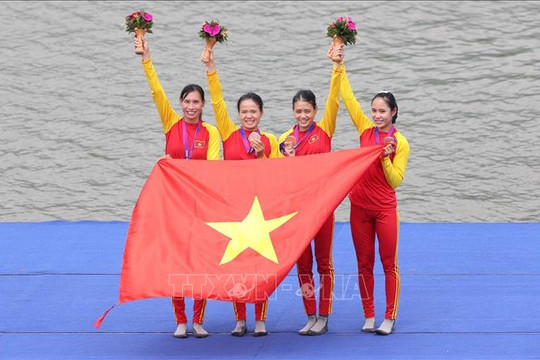 ASIAD 2023: Rowing Việt Nam có thêm Huy chương đồng