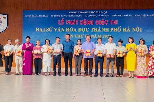 Phát động cuộc thi Đại sứ Văn hóa đọc thành phố Hà Nội lần thứ III