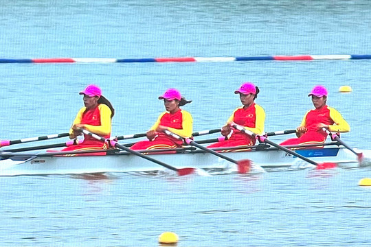 Rowing Việt Nam mang về chiếc Huy chương đồng thứ 3 cho Đoàn Thể thao Việt Nam