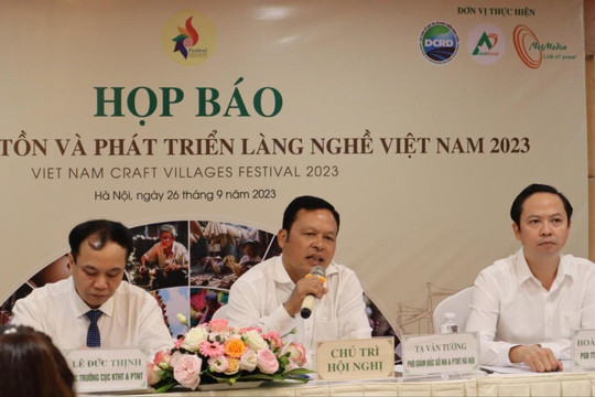 Festival Bảo tồn và Phát triển làng nghề Việt Nam sẽ diễn ra vào tháng 11