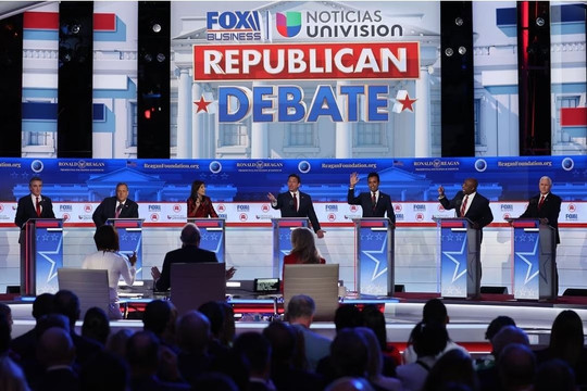 Ứng cử viên đảng Cộng hòa Mỹ tranh luận gay gắt trên truyền hình
