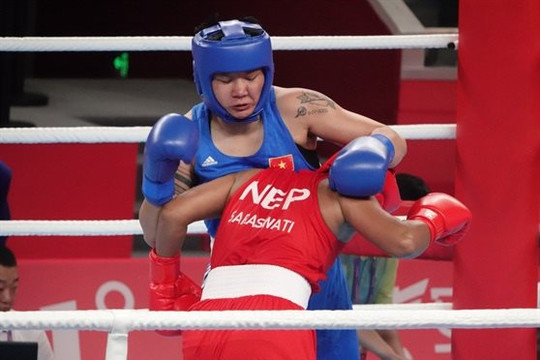ASIAD 19: Võ sĩ boxing Lưu Diễm Quỳnh giành suất vào bán kết
