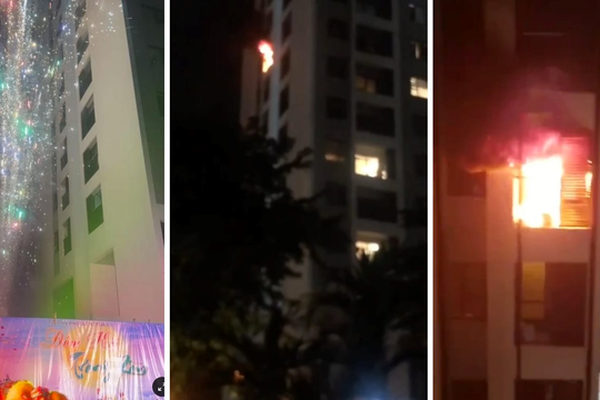 Công an Thanh Trì thông tin về việc bắn pháo hoa đêm Trung thu tại một chung cư trên địa bàn