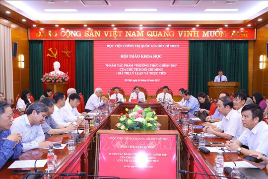 Phát huy giá trị lý luận, thực tiễn trong tác phẩm 'Thường thức chính trị' của Chủ tịch Hồ Chí Minh