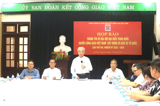  400 đại biểu tham dự Đại hội toàn quốc Người Công giáo Việt Nam xây dựng và bảo vệ Tổ quốc