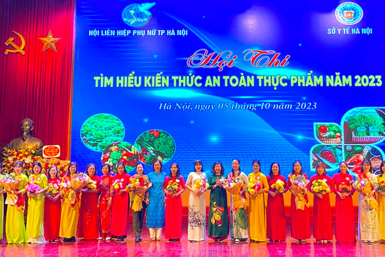 Huyện Thanh Trì đoạt giải Nhất hội thi “Tìm hiểu kiến thức an toàn thực phẩm”