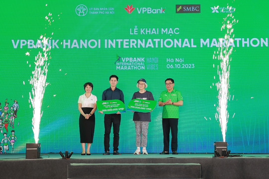 Gần 11.000 VĐV tham gia giải chạy quốc tế VPBank Hanoi International Marathon 2023