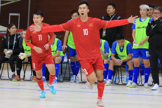 Đội tuyển futsal Việt Nam thắng đậm Mông Cổ