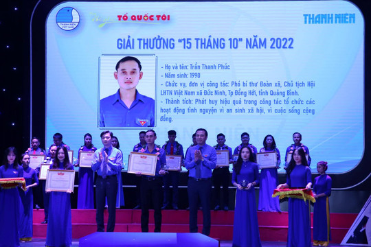 Hà Nội có 3 cán bộ hội tiêu biểu xuất sắc nhận Giải thưởng “15 tháng 10”