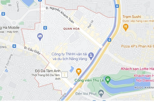 Quận Cầu Giấy đề xuất điều chỉnh địa giới phường Quan Hoa, Yên Hòa