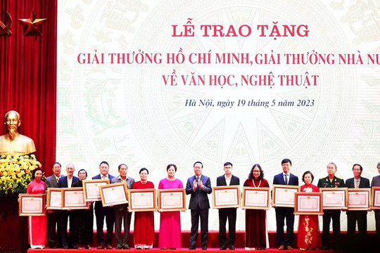 Chính phủ bổ sung kinh phí chi trả tiền thưởng Giải thưởng Hồ Chí Minh