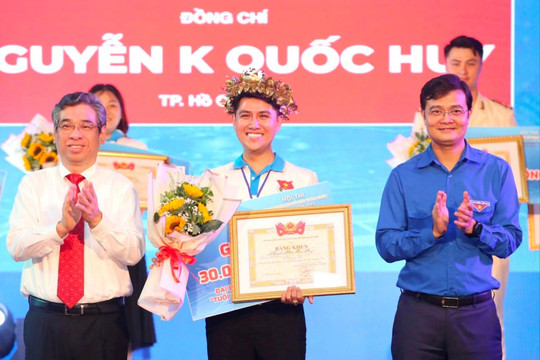Cán bộ Đoàn TP Hồ Chí Minh đoạt Giải nhất Bí thư Đoàn cơ sở giỏi toàn quốc