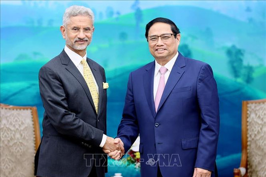 Thủ tướng Phạm Minh Chính tiếp Bộ trưởng Ngoại giao Ấn Độ S. Jaishankar