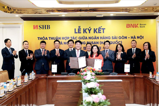 SHB thiết lập quan hệ hợp tác với Ngân hàng Busan