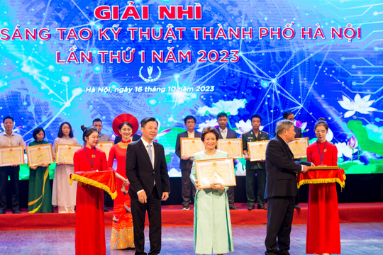 Sunkovir đoạt giải Nhì Hội thi Sáng tạo kỹ thuật Hà Nội lần thứ I năm 2023