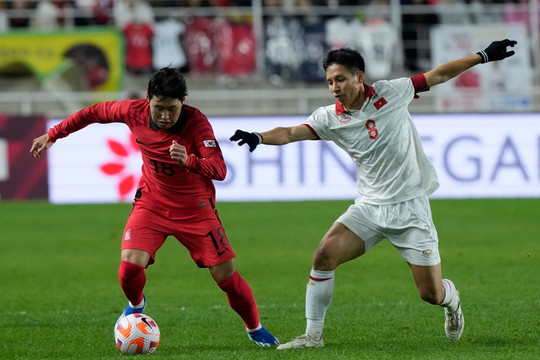 Thua đậm Hàn Quốc, đội tuyển Việt Nam vẫn tăng hạng FIFA
