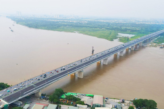 Phương án phân luồng giao thông mới nhất trên cầu Vĩnh Tuy