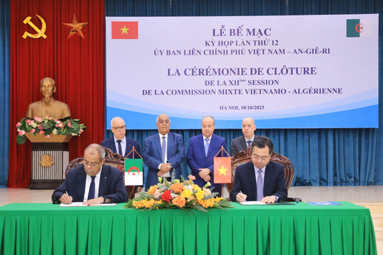 Nhiều đề xuất mới trong hợp tác toàn diện Việt Nam - Algeria