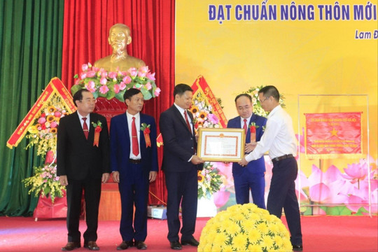 Lam Điền đạt chuẩn Xã nông thôn mới nâng cao