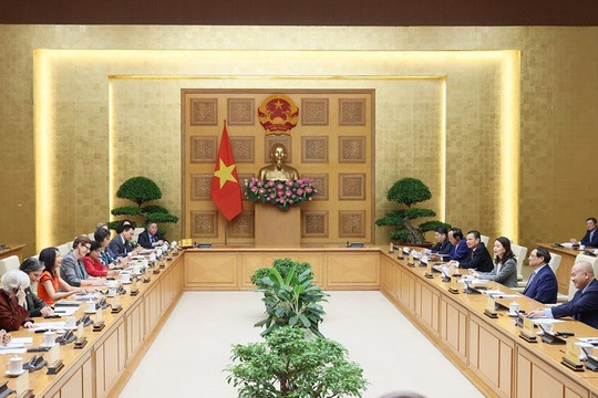 Thủ tướng Phạm Minh Chính tiếp Điều phối viên thường trú và Trưởng các tổ chức Liên hợp quốc tại Việt Nam