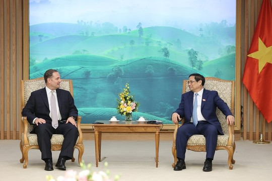 Thủ tướng Phạm Minh Chính tiếp Chủ tịch, Giám đốc điều hành Tập đoàn Marriott