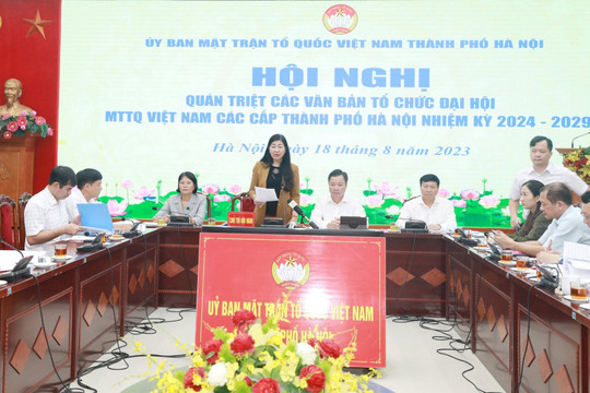Tuyên truyền sâu rộng về tầm quan trọng của Đại hội Mặt trận Tổ quốc Việt Nam các cấp