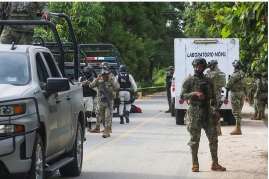 Mexico điều động 300 lính Vệ binh quốc gia tới khu vực 13 sĩ quan bị phục kích
