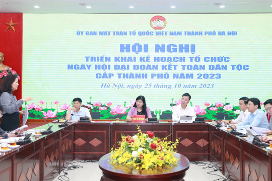 Hà Nội lần đầu tổ chức Ngày hội Đại đoàn kết toàn dân tộc cấp thành phố