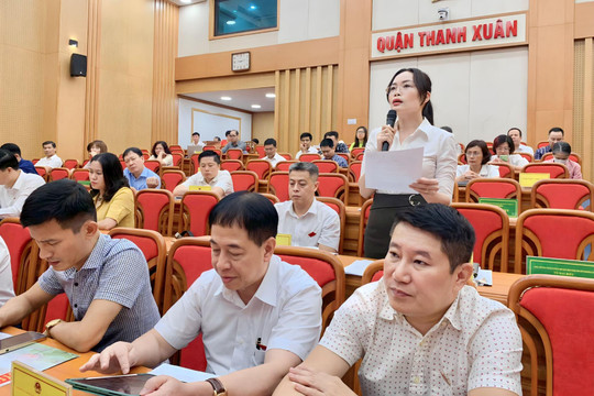 Quận Thanh Xuân bổ sung danh mục bố trí vốn 79 dự án chuẩn bị đầu tư năm 2024 