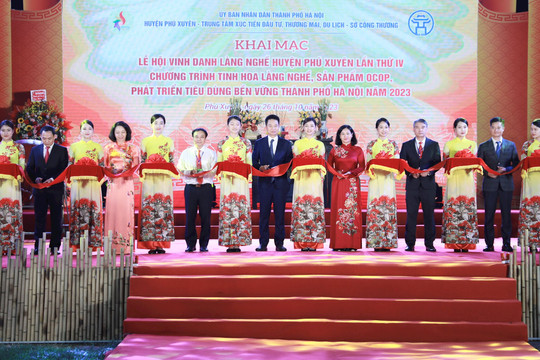 Khai mạc lễ hội vinh danh làng nghề huyện Phú Xuyên