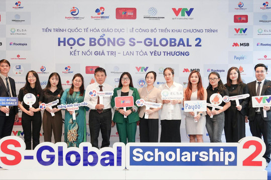 VTV Quỹ Tấm lòng Việt và các đối tác lớn tài trợ 65% học bổng S-Global 2 cho khóa học IELTS/Giao tiếp trực tuyến