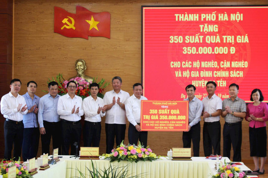 Hà Nội sẵn sàng hỗ trợ huyện Đạ Tẻh (tỉnh Lâm Đồng) phát triển nhiều lĩnh vực