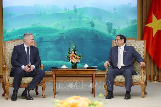 Thủ tướng Phạm Minh Chính tiếp Tổng Thư ký Tổ chức Hợp tác và Phát triển kinh tế