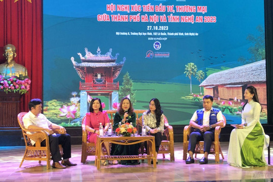 Hà Nội - Nghệ An: Tăng cường hợp tác, hỗ trợ doanh nghiệp phát triển