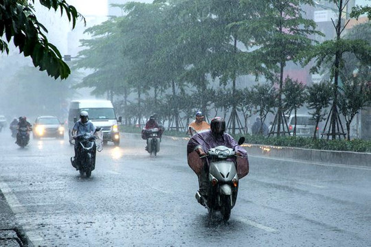 Hà Nội có mưa vài nơi, gió Đông Bắc cấp 2-3