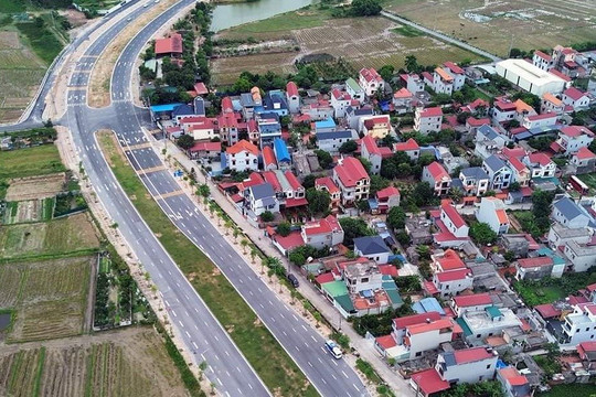 Phát sinh vi phạm trên đường nối Khu đô thị vệ tinh Sóc Sơn với đường Võ Nguyên Giáp