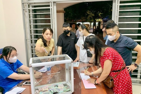 Công khai số tiền ủng hộ nạn nhân vụ cháy tại phường Khương Đình