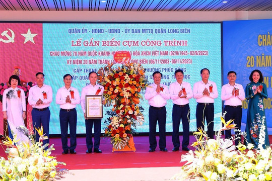 Kỷ niệm 20 năm thành lập quận Long Biên (2003-2023): Lớn mạnh, phát triển toàn diện