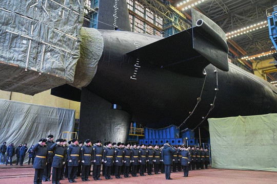 Nga thử tàu ngầm hạt nhân mới phóng tên lửa liên lục địa Bulava