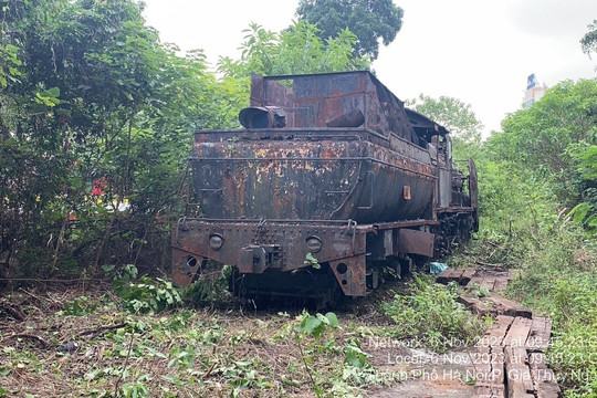 Hà Nội: Trưng bày đầu máy xe lửa hơi nước thời chống Mỹ