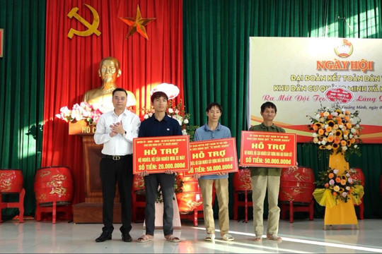 Thanh Oai: Tưng bừng Ngày hội đại đoàn kết tại thôn Quảng Minh, xã Mỹ Hưng