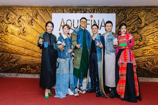 Tuần lễ thời trang Aquafina Vietnam International Fashion Week MC Phan Anh, Tuấn Tú hội ngộ Quang Anh, Bảo Hân