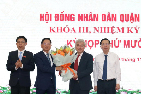 Đồng chí Mai Trọng Thái được bầu là Chủ tịch UBND quận Nam Từ Liêm