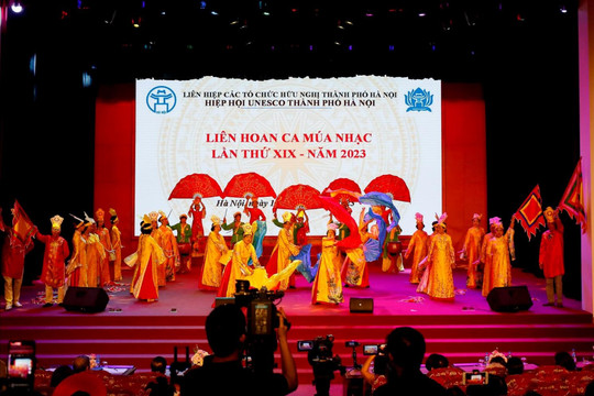 Đặc sắc Liên hoan ca múa nhạc Hiệp hội UNESCO thành phố Hà Nội lần thứ 19