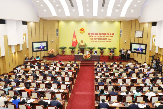 Kỳ họp cuối năm, HĐND thành phố Hà Nội xem xét, thông qua 71 nội dung